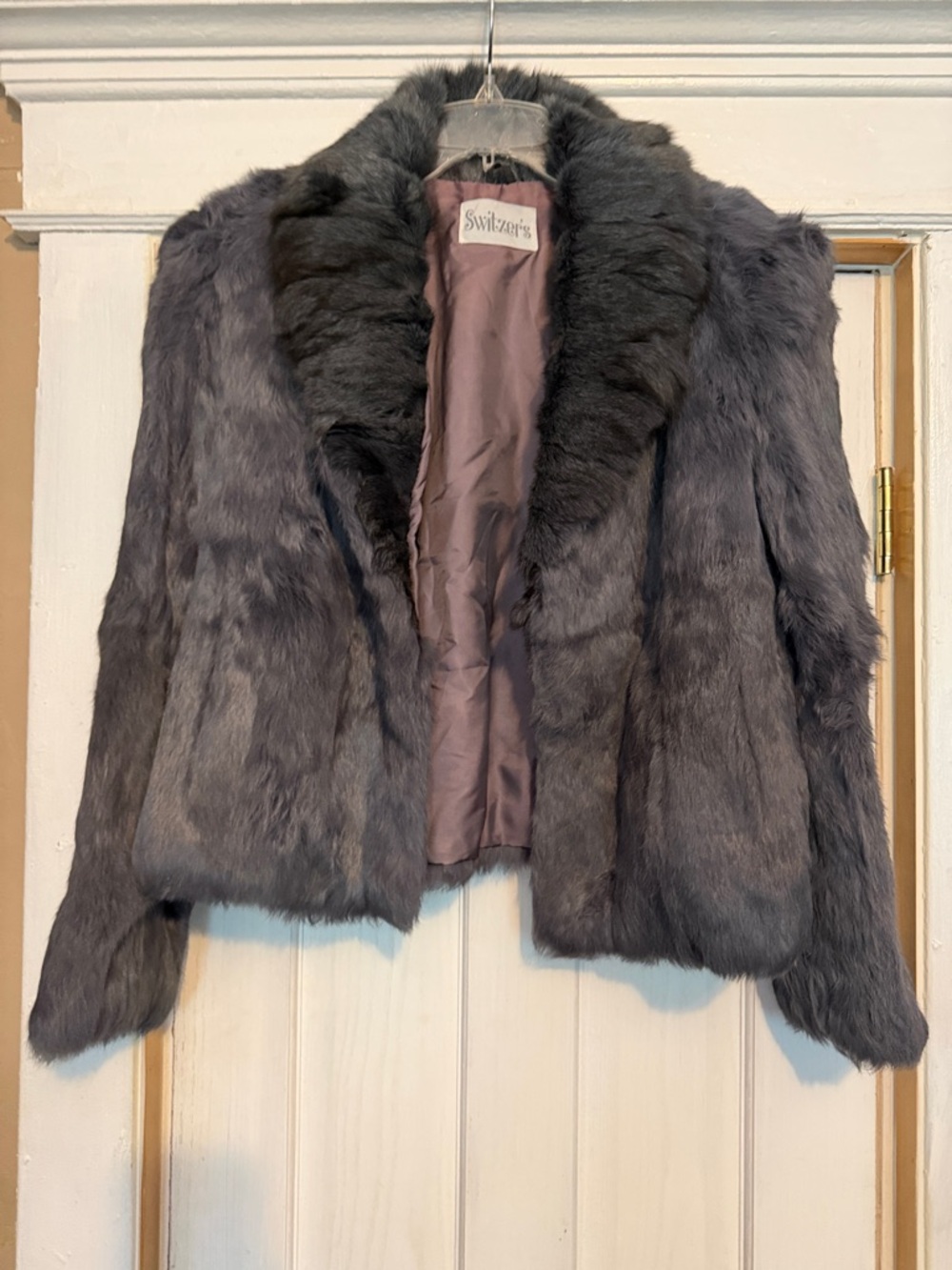Vintage Switzer’s Women’s Gray Rabbit Fur Jacket